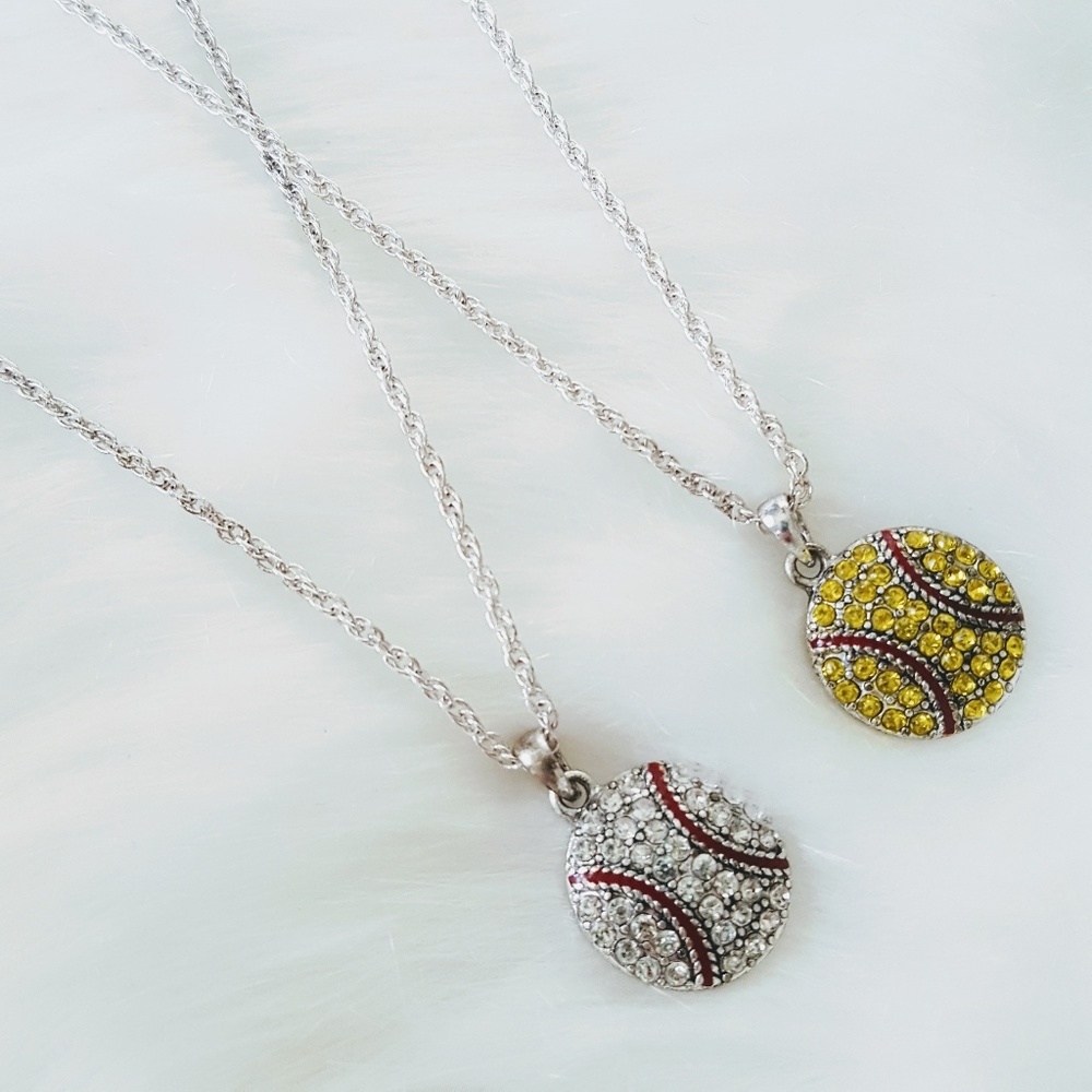 Baseball or Softball Necklace